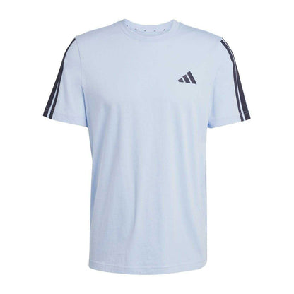 Glow - Front - Adidas Mens 3 Stripes T-Shirt