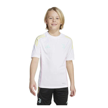 Black - Side - Adidas Childrens-Kids Juventus FC Training Football Jersey