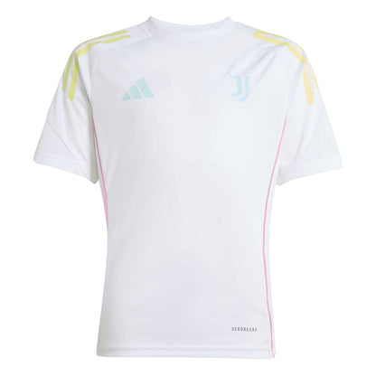 Black - Front - Adidas Childrens-Kids Juventus FC Training Football Jersey