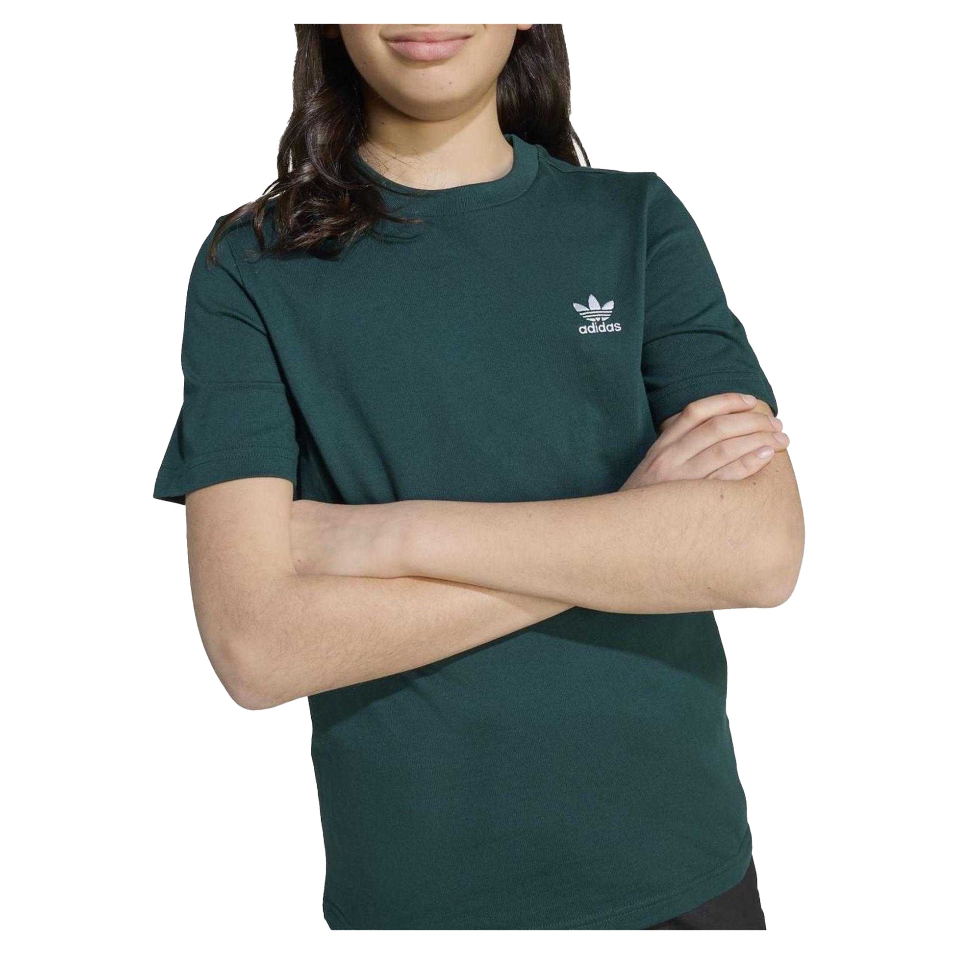 Green - Side - Adidas Childrens-Kids Originals T-Shirt