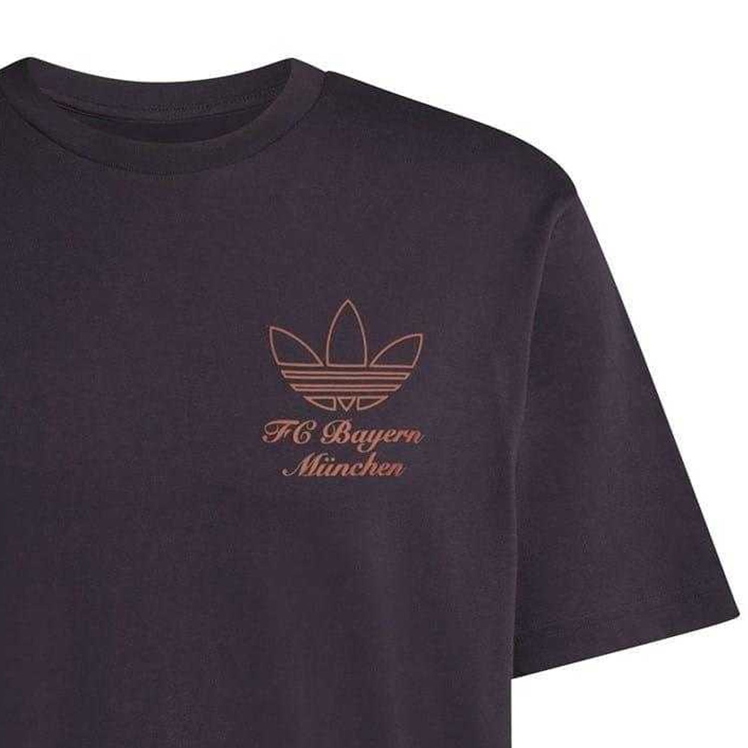 Black - Back - Adidas Mens FC Bayern Munich Cotton Relaxed Fit T-Shirt