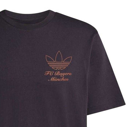 Black - Back - Adidas Mens FC Bayern Munich Cotton Relaxed Fit T-Shirt