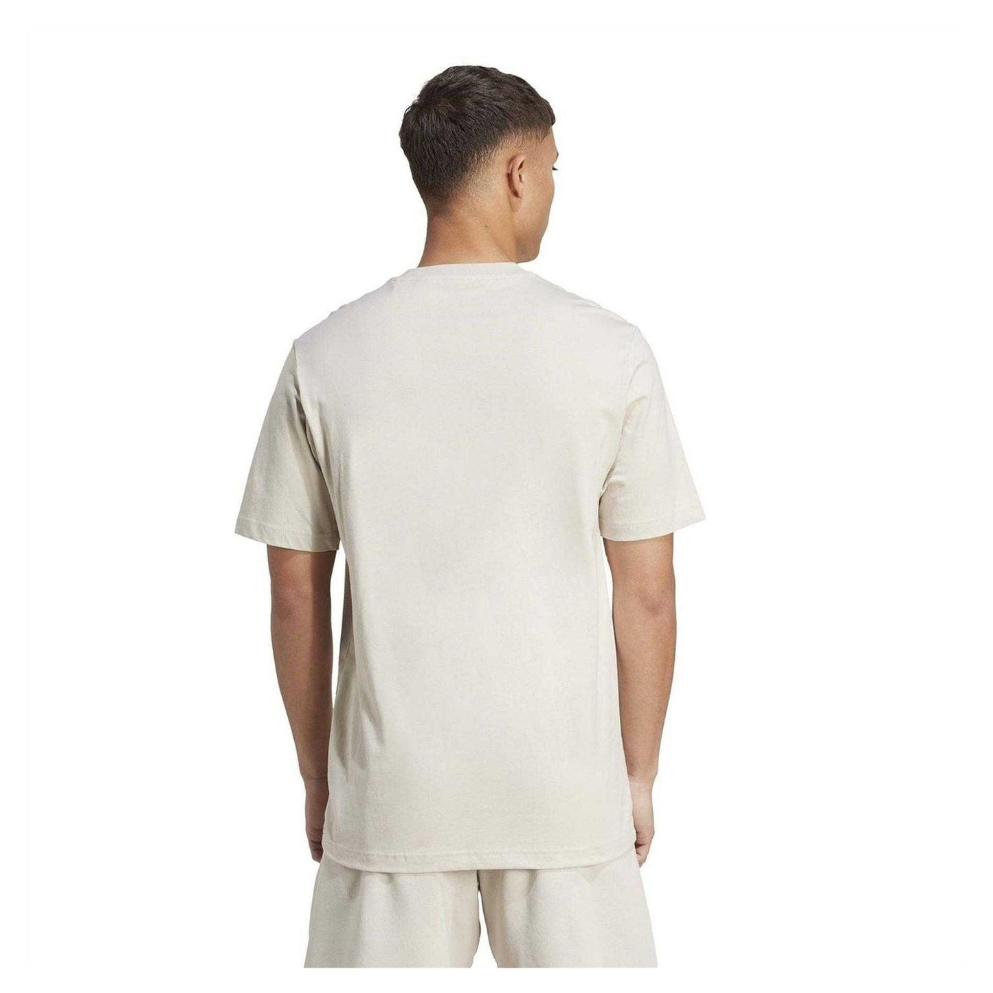 Wonder White - Back - Adidas Mens Arched Logo T-Shirt