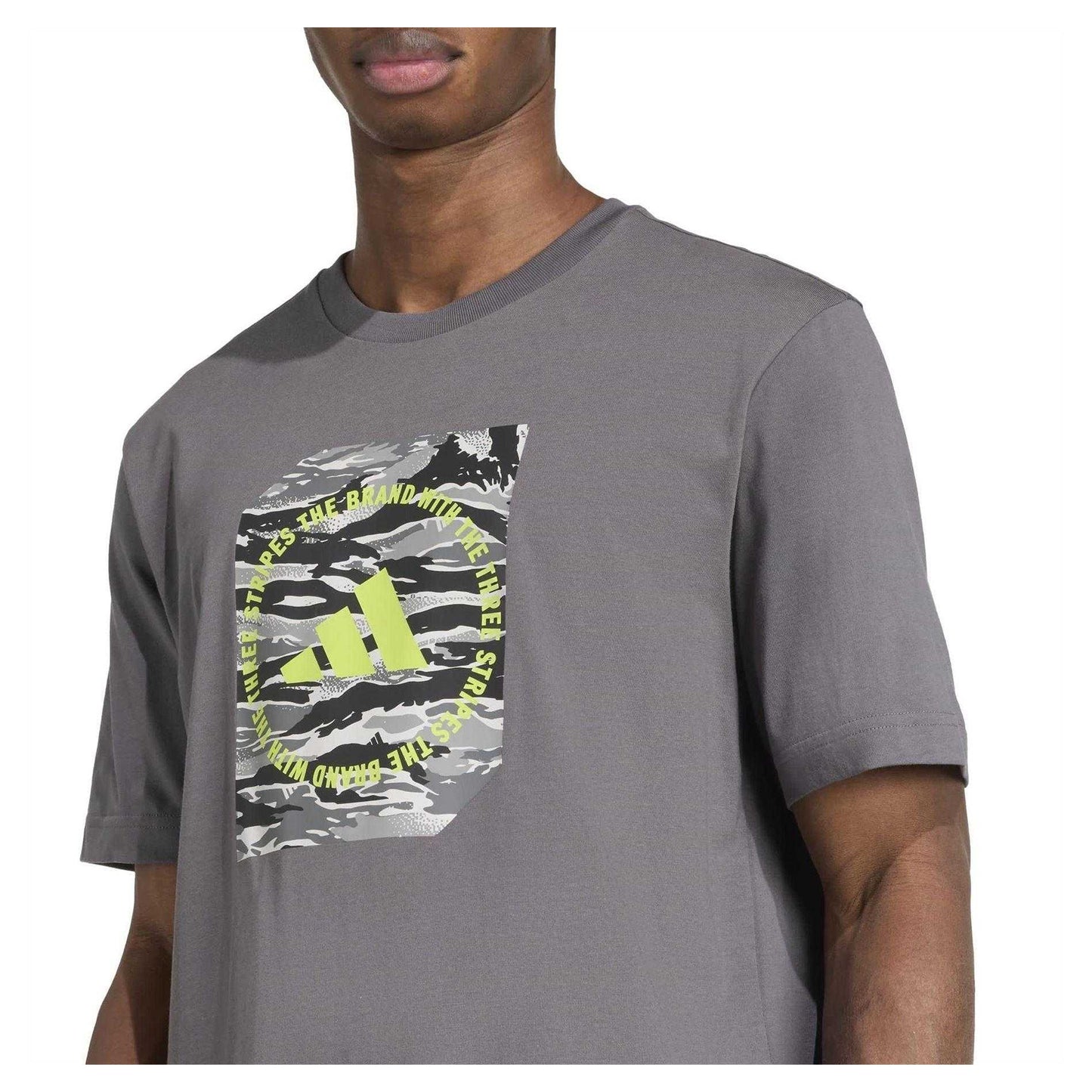 Tin - Side - Adidas Mens Camo T-Shirt