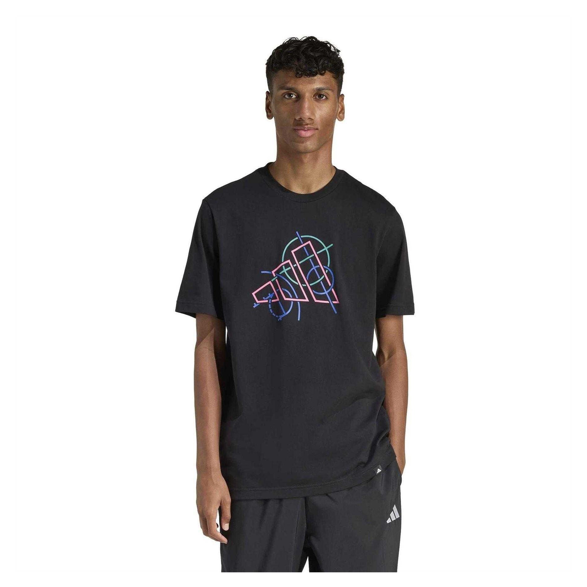 Black - Lifestyle - Adidas Mens Abstract T-Shirt