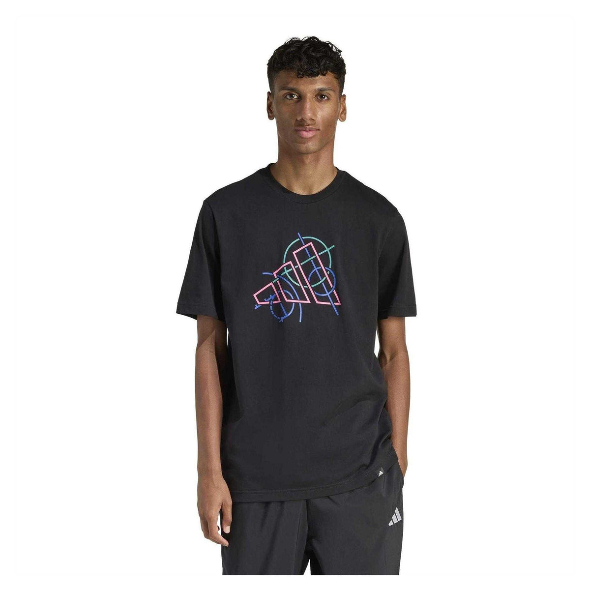 Black - Lifestyle - Adidas Mens Abstract T-Shirt