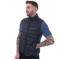 Navy - Front - Farah Mens Arsenal Wadded Gilet