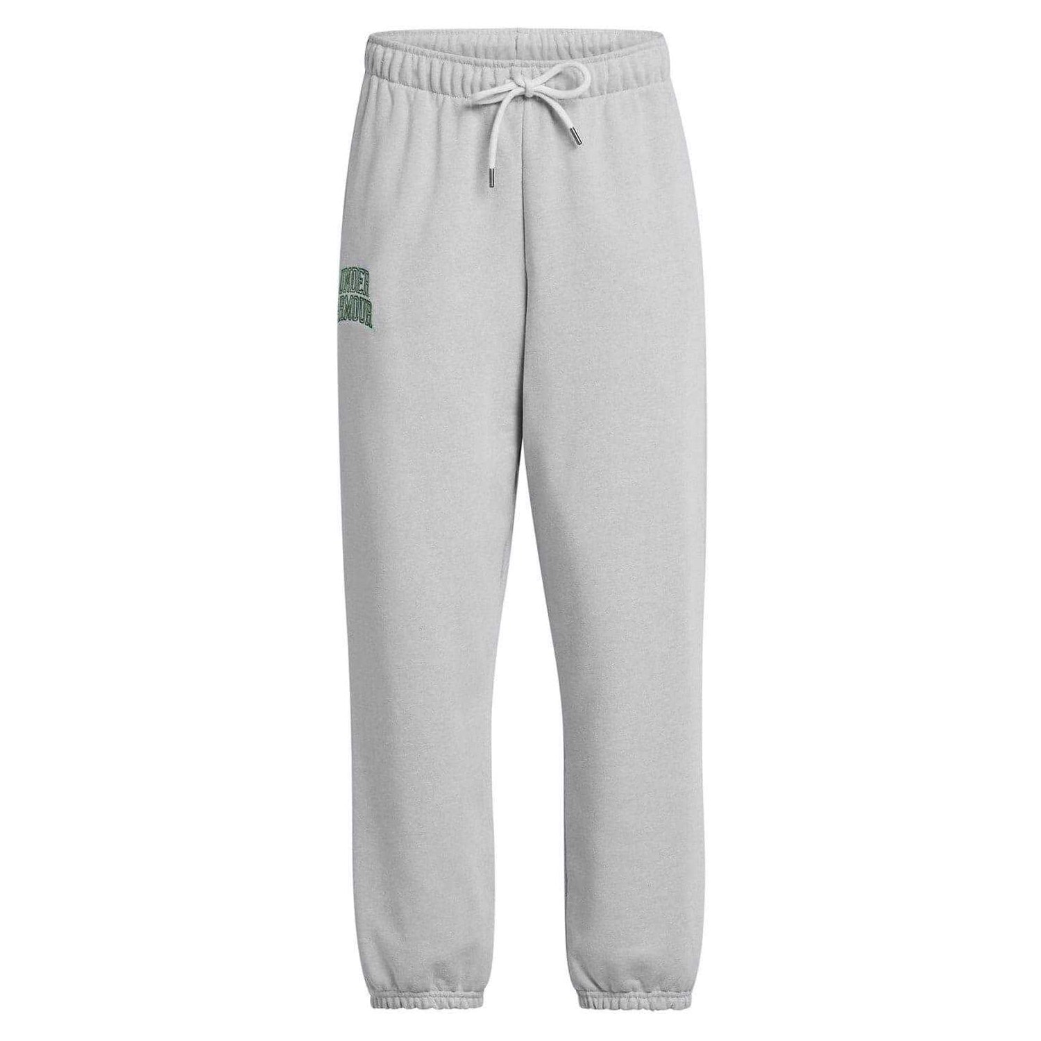 Grey - Front - Under Armour Womens-Ladies Terrycloth Icon Joggers