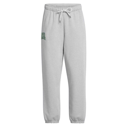 Grey - Front - Under Armour Womens-Ladies Terrycloth Icon Joggers