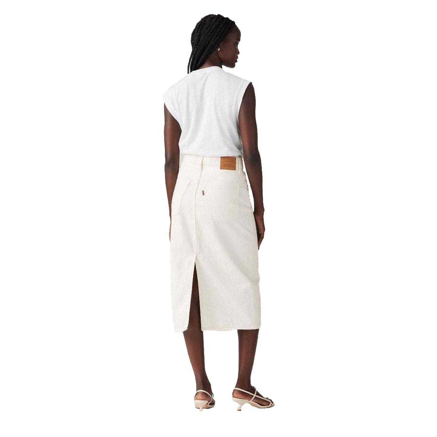 Snow - Lifestyle - Levis Womens-Ladies Snowing in Denim High Rise Midi Skirt