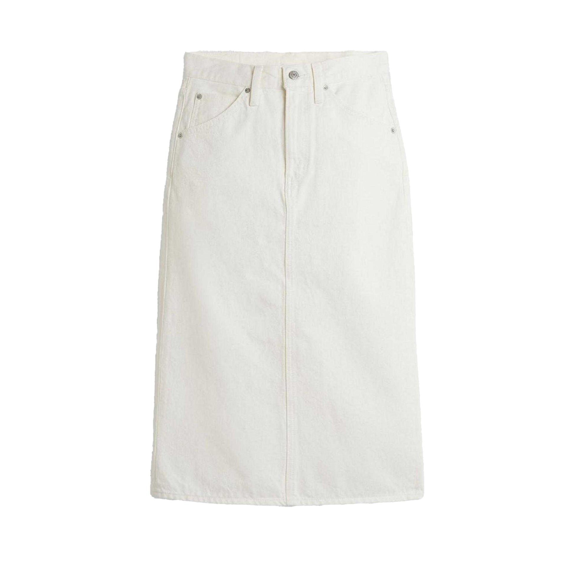 Snow - Front - Levis Womens-Ladies Snowing in Denim High Rise Midi Skirt