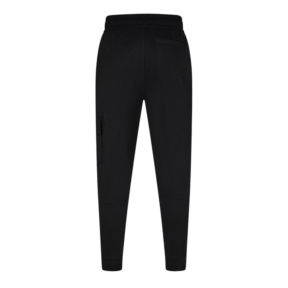 Black - Back - Calvin Klein Mens Patch Tracksuit Bottoms