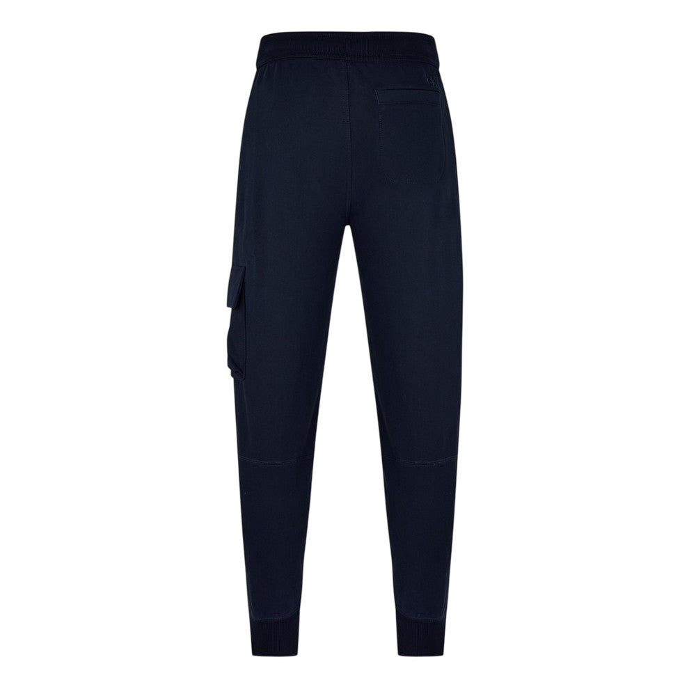Navy - Back - Calvin Klein Mens Patch Tracksuit Bottoms