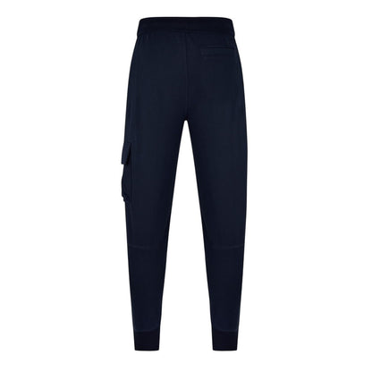 Navy - Back - Calvin Klein Mens Patch Tracksuit Bottoms