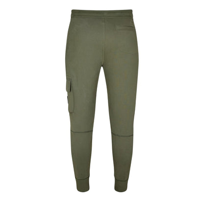 Olive - Back - Calvin Klein Mens Patch Tracksuit Bottoms