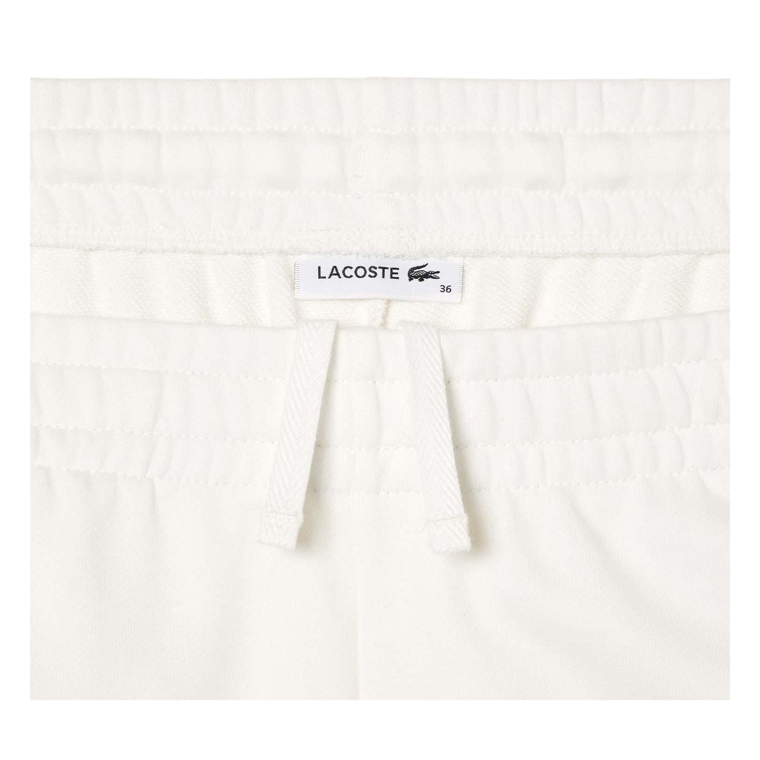 Cream - Lifestyle - Lacoste Womens-Ladies Embroidered Logo Sweatpants