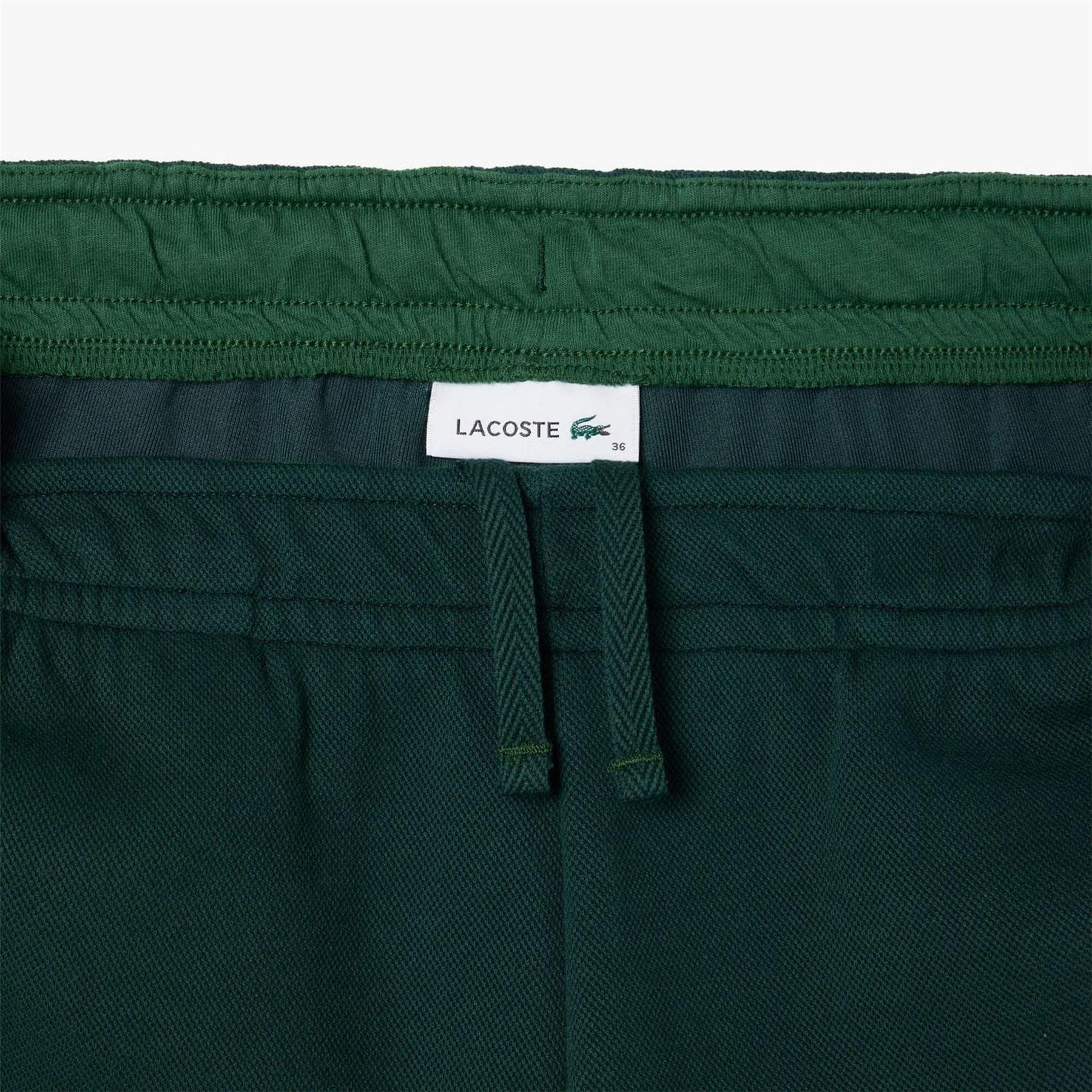 Green - Pack Shot - Lacoste Womens-Ladies Cotton Blend Sweatpants
