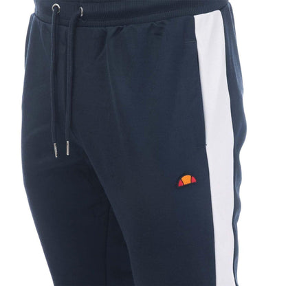 Navy - Side - Ellesse Womens-Ladies Usato Regular Joggers