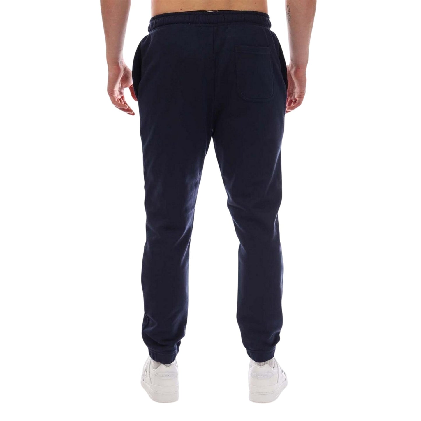 Navy - Back - Lyle & Scott Mens Slim Sweatpants