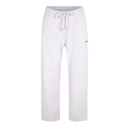 Stone-Black - Front - Off White Unisex Adult Pixel Sweatpants