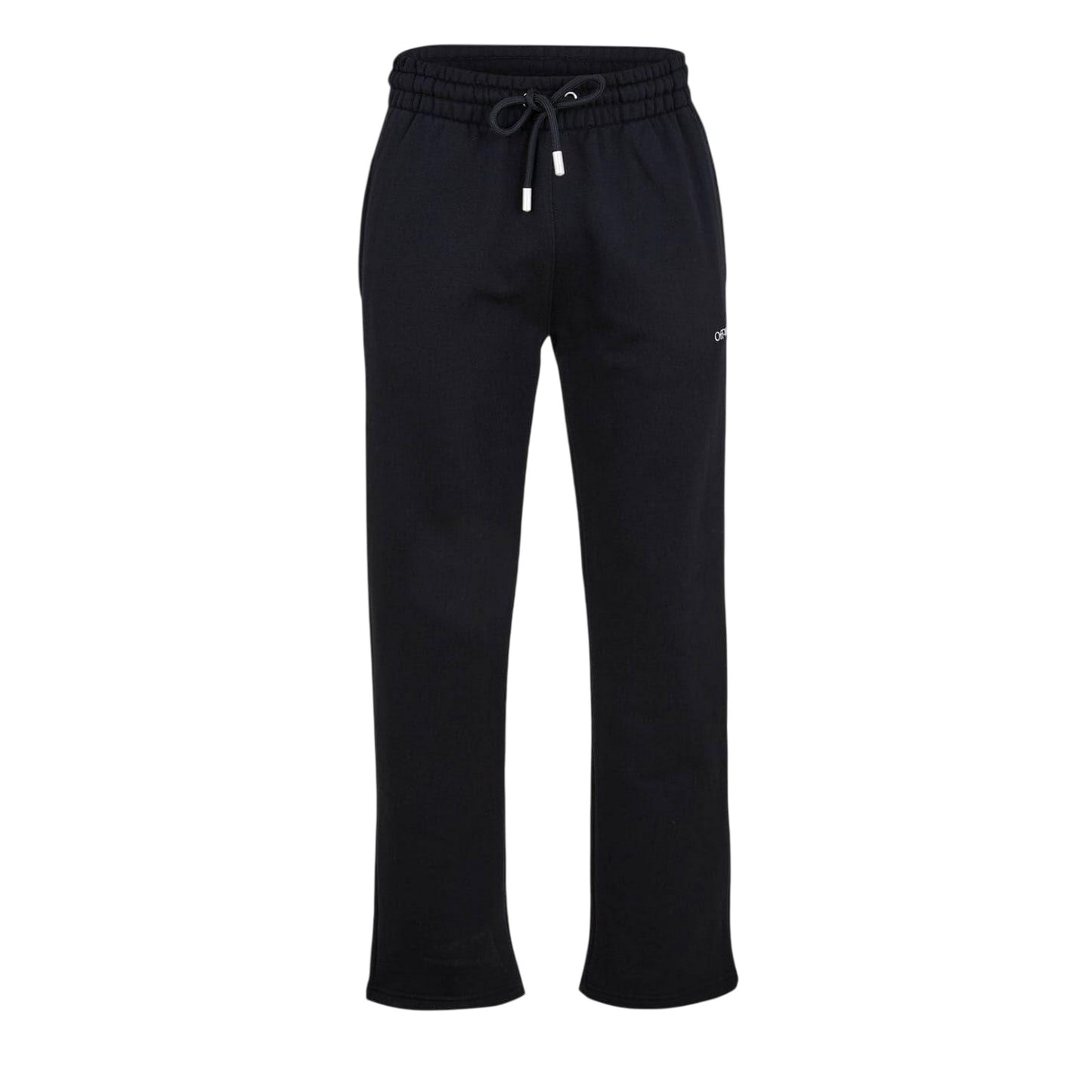 Black-White - Front - Off White Unisex Adult Pixel Sweatpants