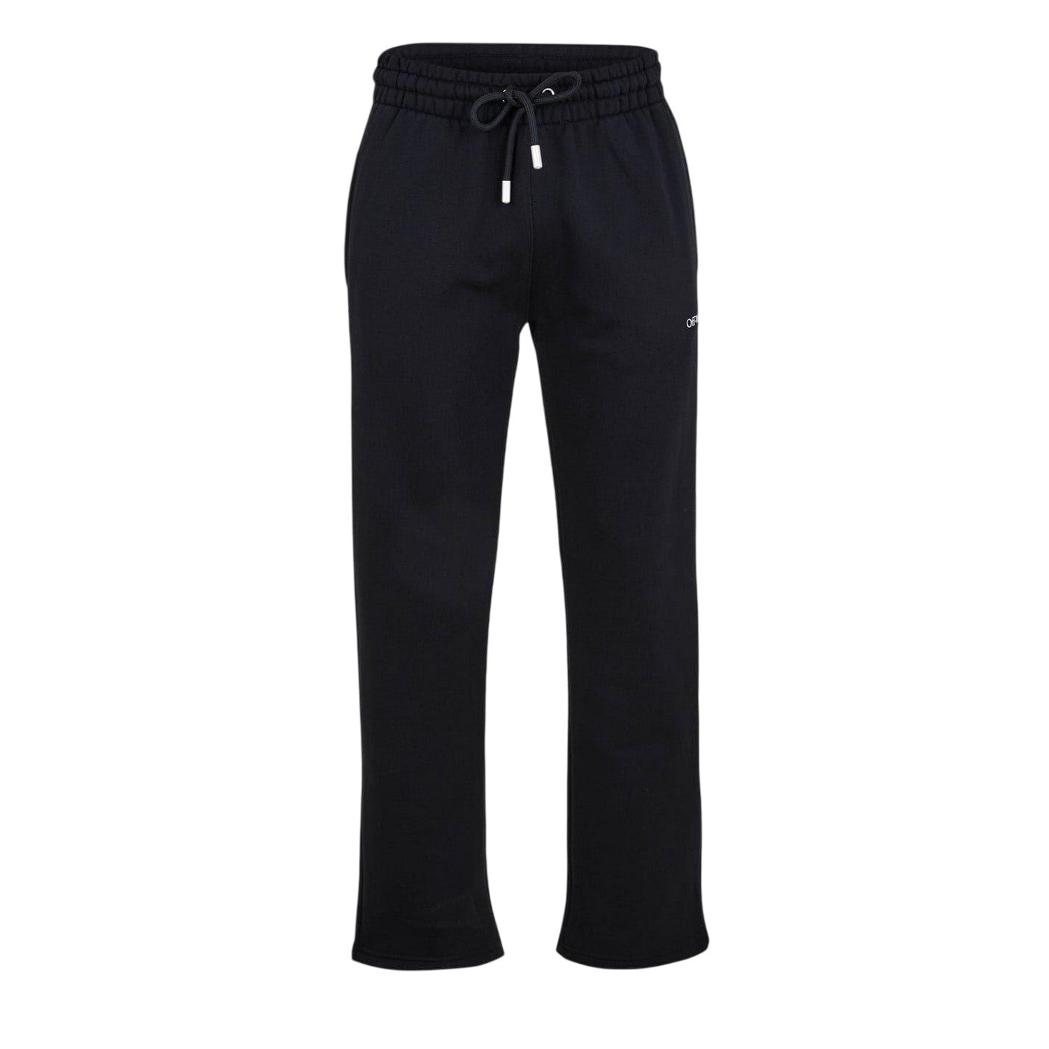 Black-White - Front - Off White Unisex Adult Pixel Sweatpants