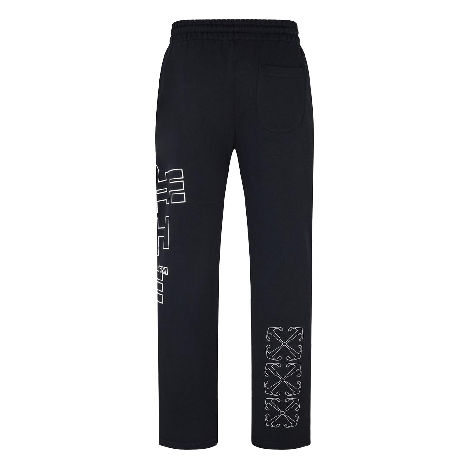 Black-White - Back - Off White Unisex Adult Arrow Regular Sweatpants