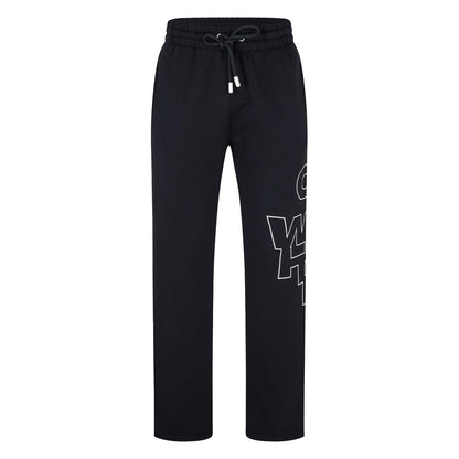 Black-White - Front - Off White Unisex Adult Arrow Regular Sweatpants