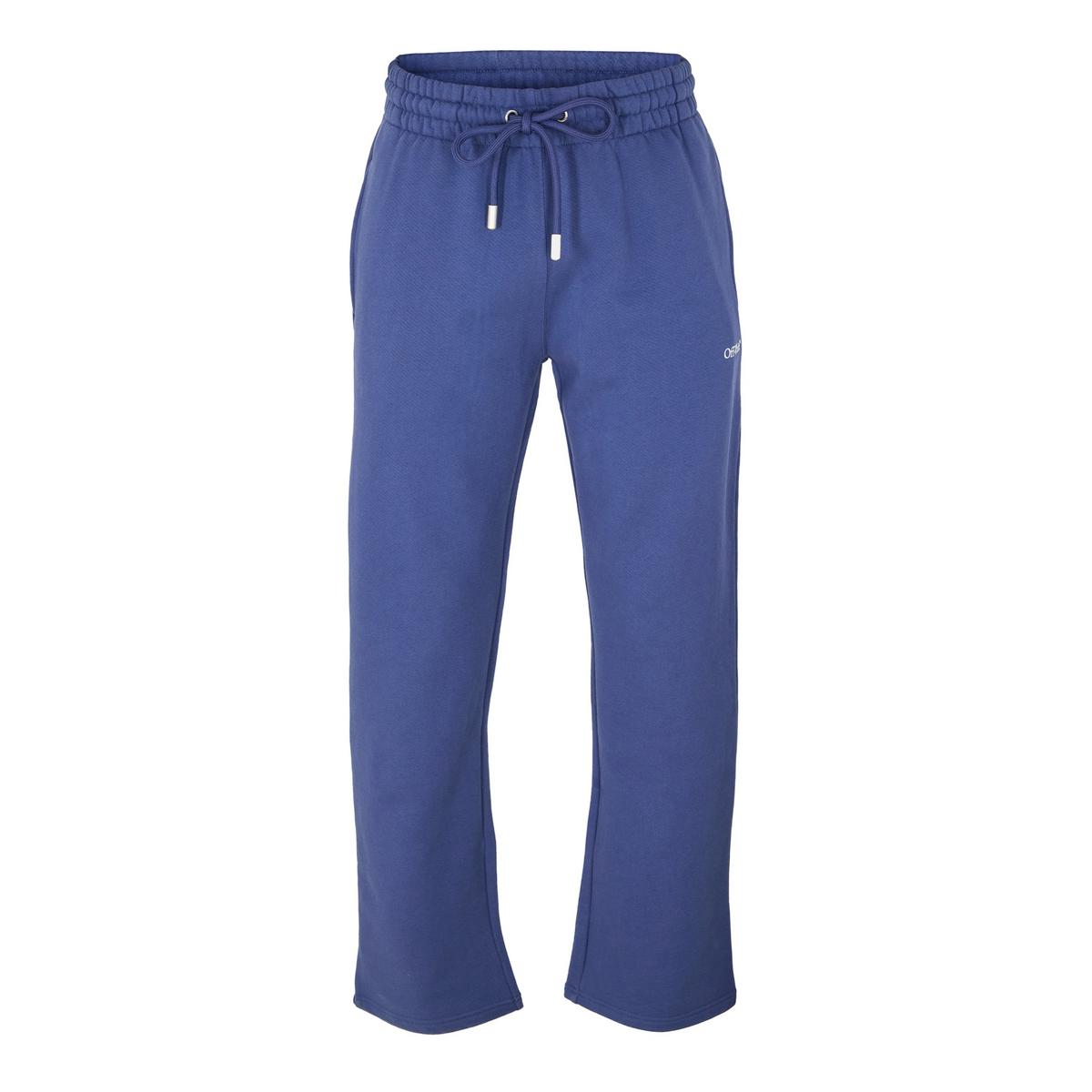 Dark Blue-White - Front - Off White Unisex Adult Arrow Straight Leg Regular Sweatpants