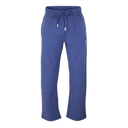 Dark Blue-White - Front - Off White Unisex Adult Arrow Straight Leg Regular Sweatpants