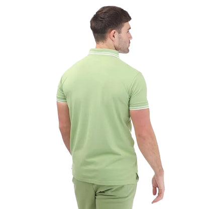 Green - Back - One True Saxon Unisex Adult Dexon Polo Shirt