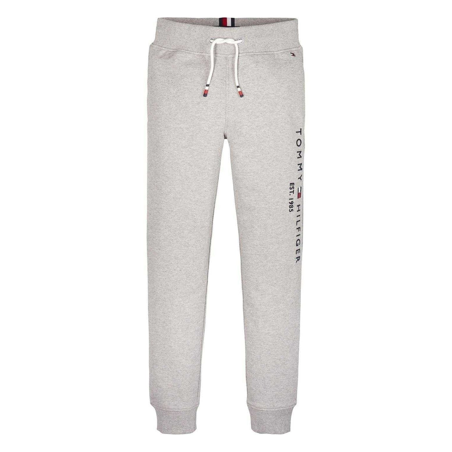 Grey - Front - Tommy Hilfiger Childrens-Kids Established Logo Joggers