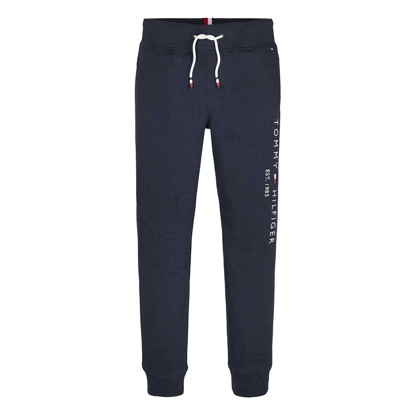 Navy - Front - Tommy Hilfiger Childrens-Kids Established Logo Joggers