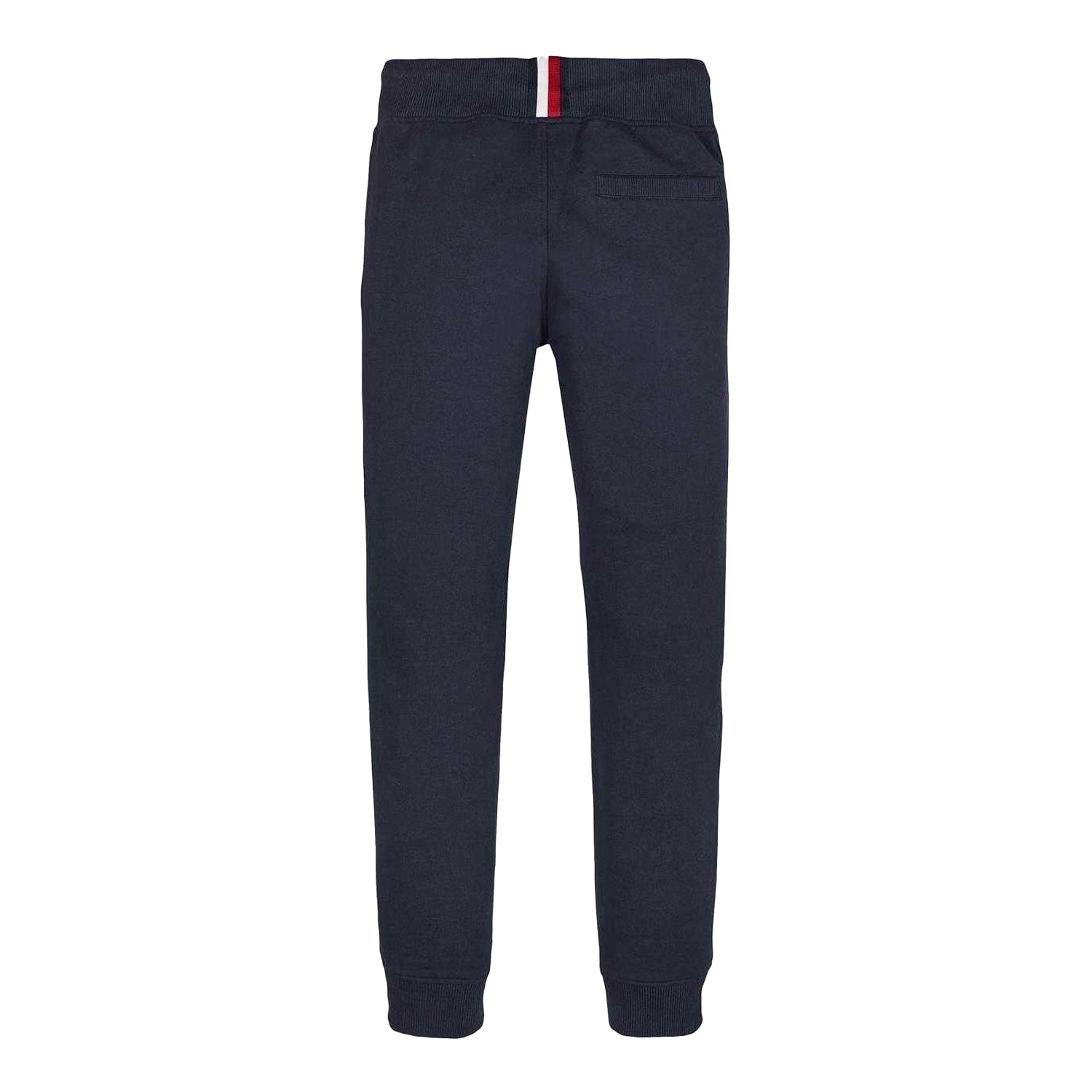 Navy - Back - Tommy Hilfiger Childrens-Kids Established Logo Joggers