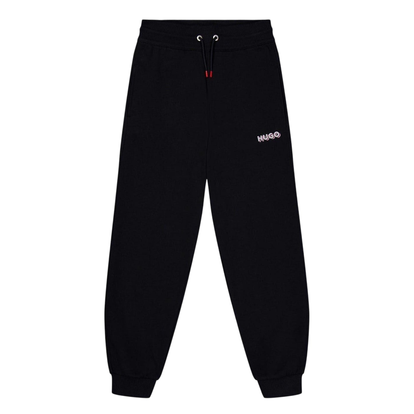 Black - Front - Hugo Unisex Adult Regular Joggers