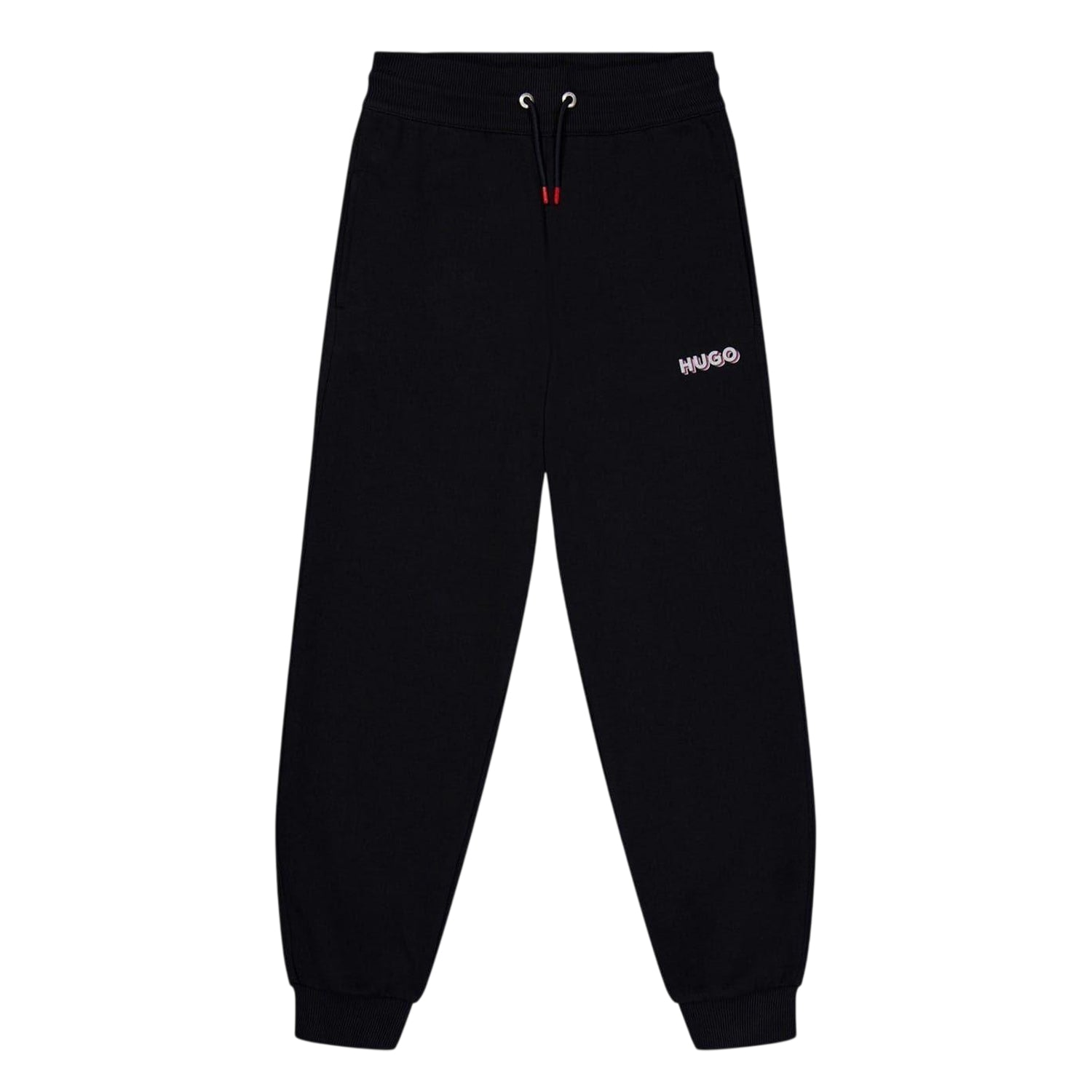 Black - Front - Hugo Unisex Adult Regular Joggers