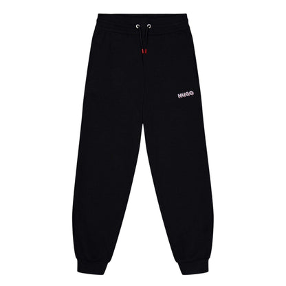 Black - Front - Hugo Unisex Adult Regular Joggers