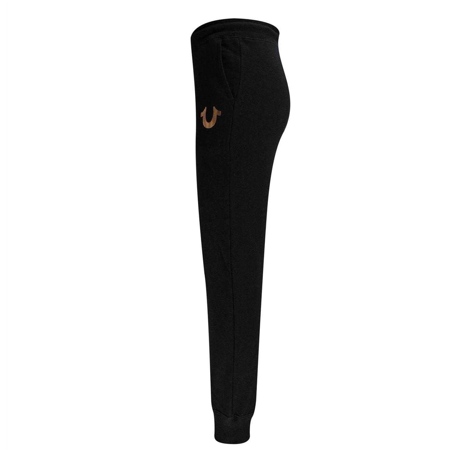 Black - Side - True Religion Boys Horseshoe Joggers