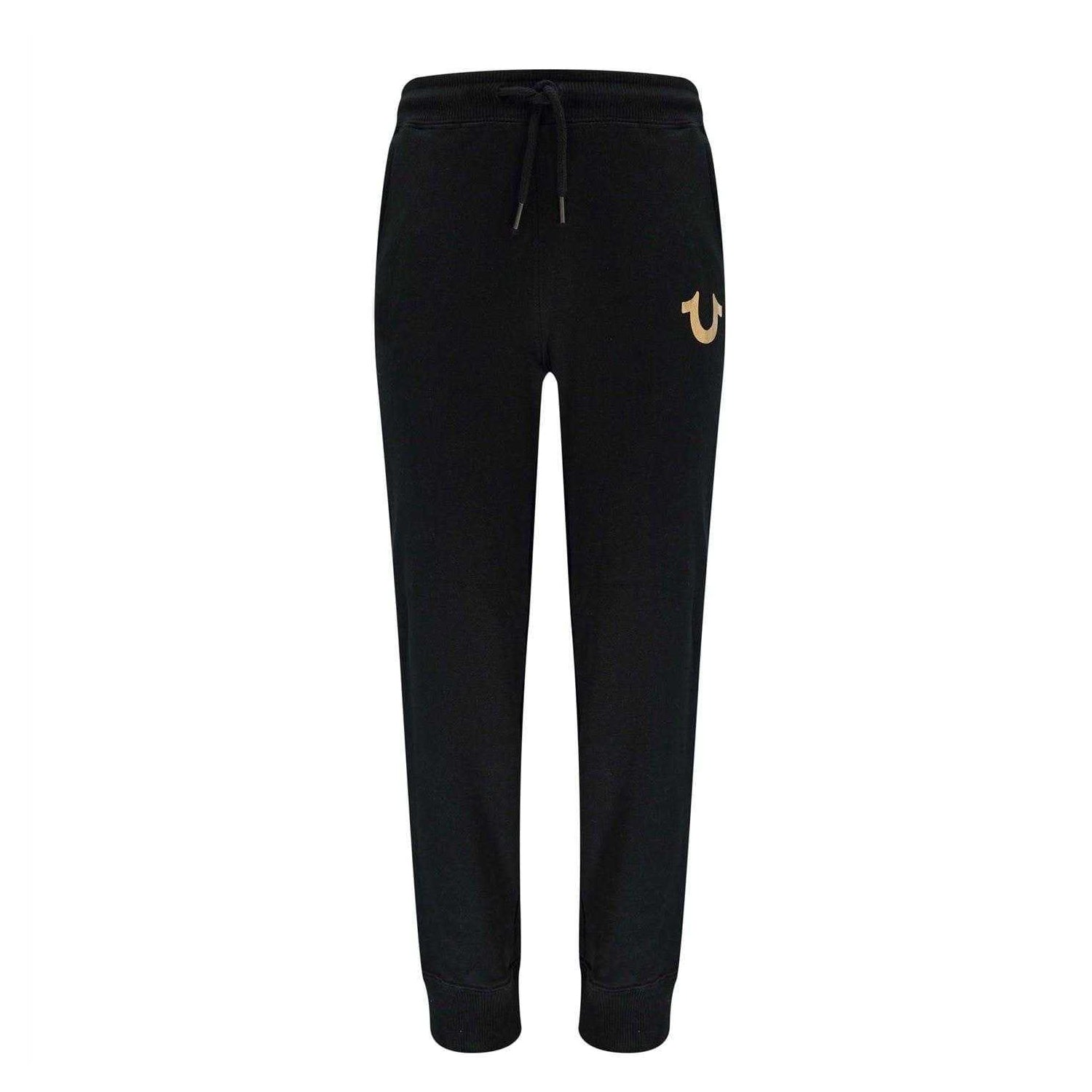 Black - Front - True Religion Boys Horseshoe Joggers