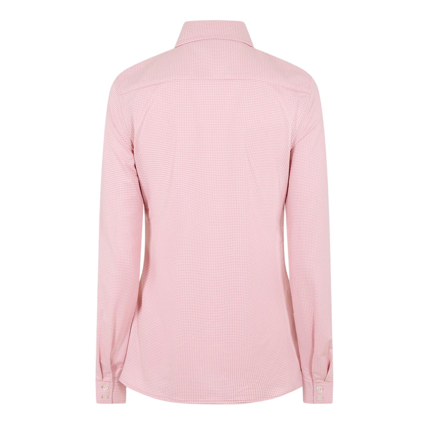 Pink - Back - Musto Womens-Ladies Tailored Long-Sleeved Shirt