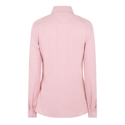 Pink - Back - Musto Womens-Ladies Tailored Long-Sleeved Shirt