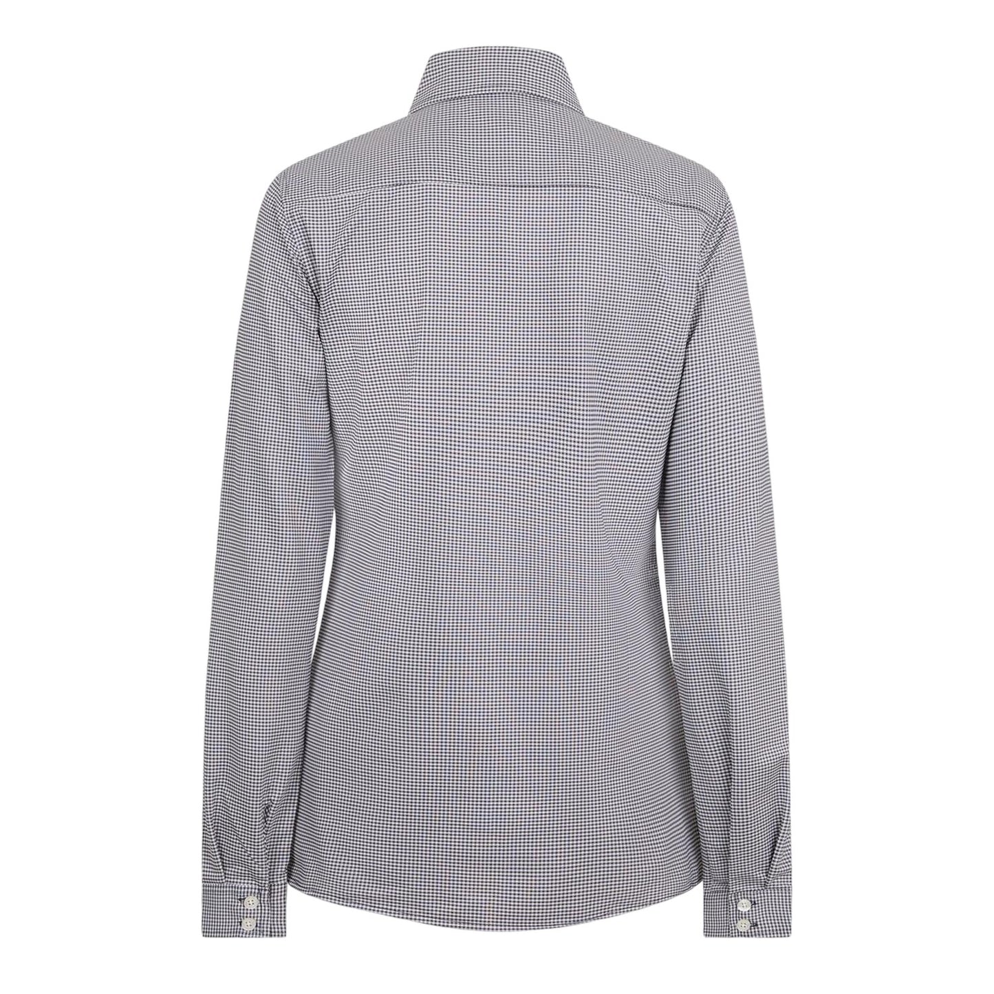 True Navy - Back - Musto Womens-Ladies Tailored Long-Sleeved Shirt