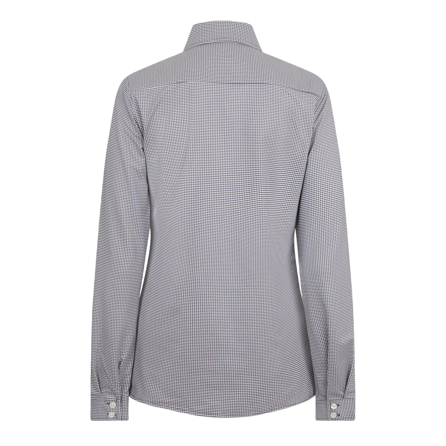 True Navy - Back - Musto Womens-Ladies Tailored Long-Sleeved Shirt