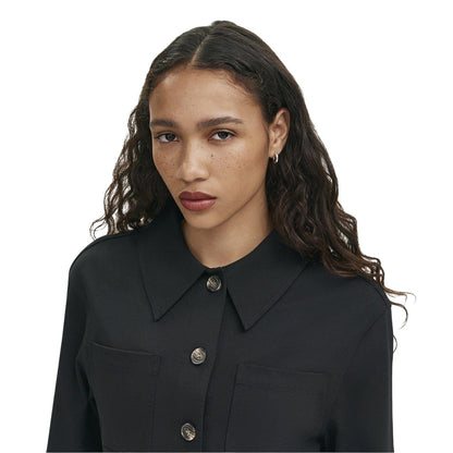 Black - Side - Finery Womens-Ladies Agness Overshirt