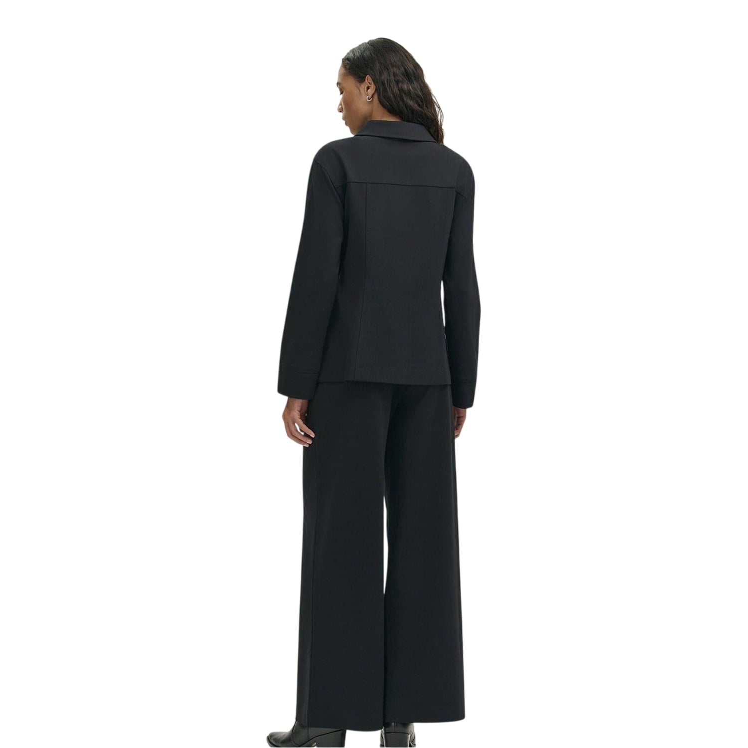 Black - Pack Shot - Finery Womens-Ladies Agness Overshirt
