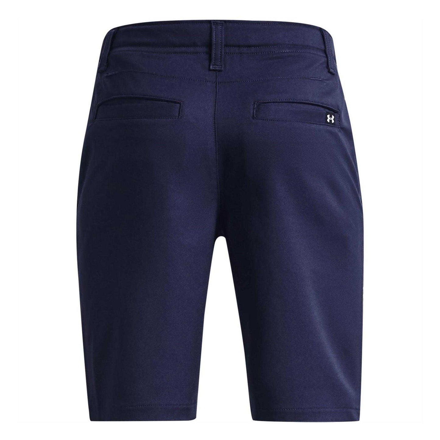 Navy Blue-Halo Grey - Back - Under Armour Boys Golf Shorts