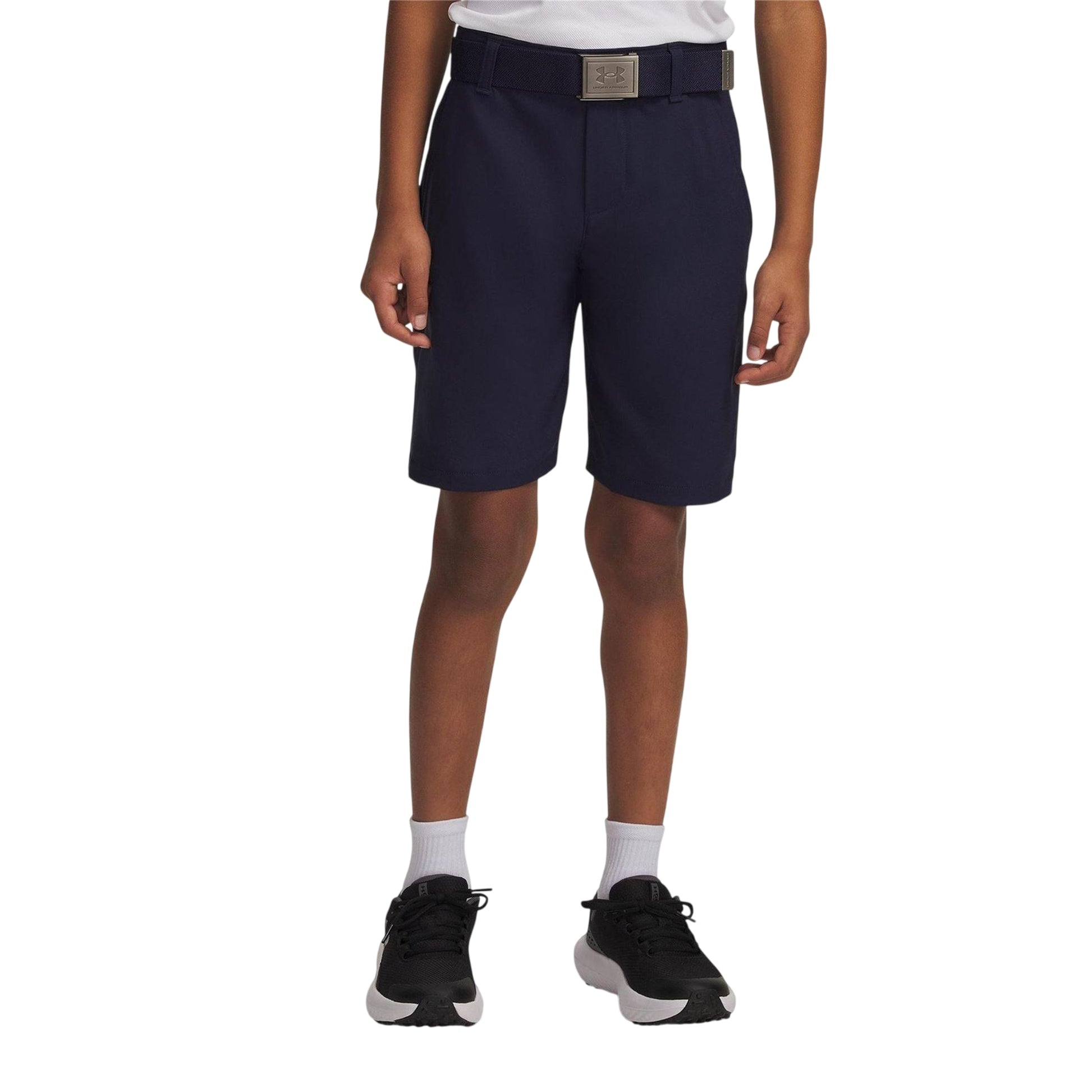 Navy Blue-Halo Grey - Lifestyle - Under Armour Boys Golf Shorts