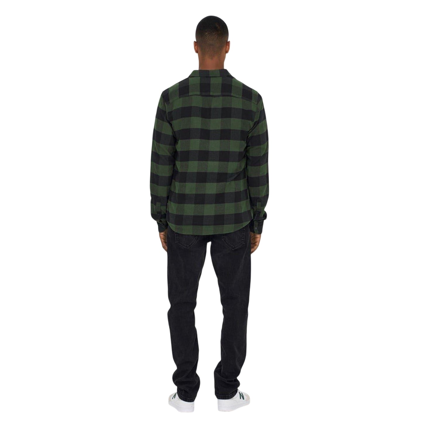 Forest Night - Pack Shot - Only Mens Buffalo Check Overshirt