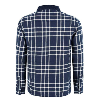 Navy - Back - Firetrap Mens Long-Sleeved Overshirt