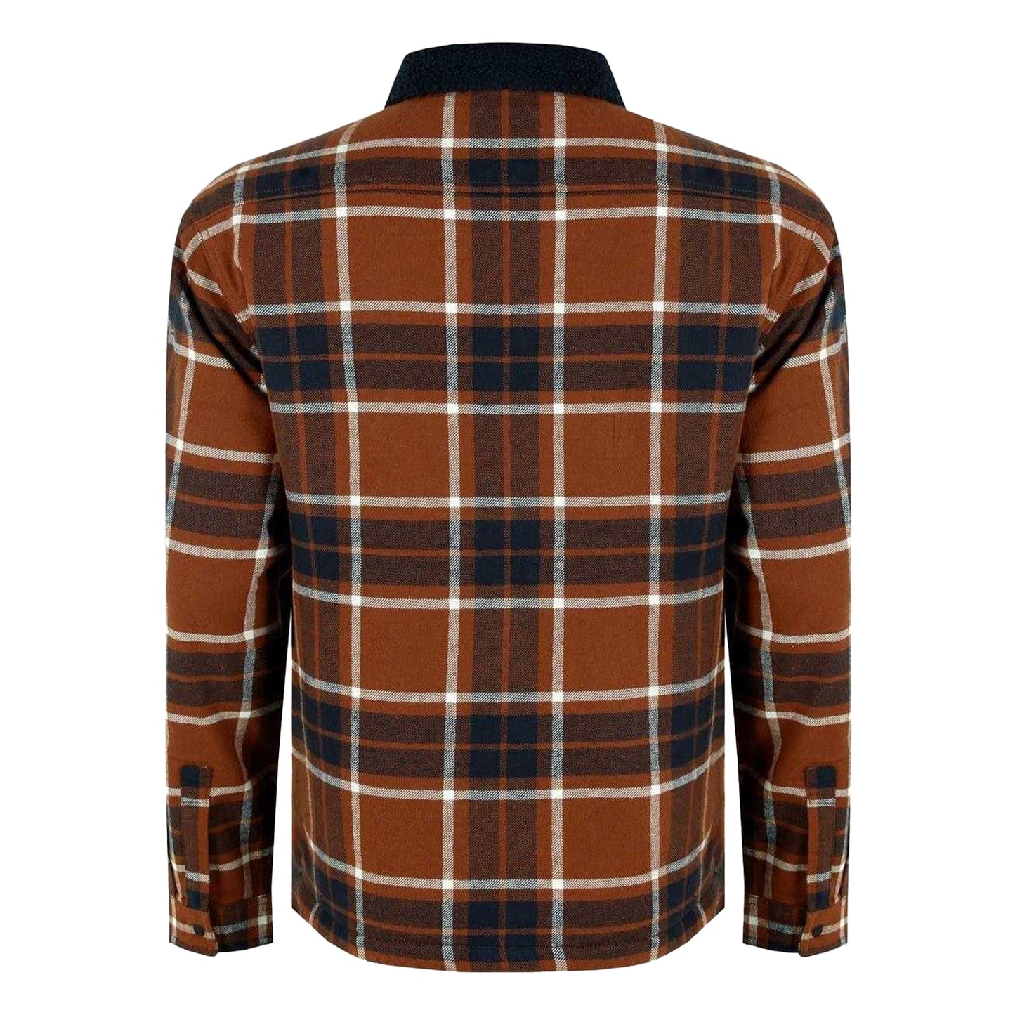 Rust - Back - Firetrap Mens Long-Sleeved Overshirt